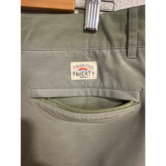 Faherty Men's All Day Shorts Size 36 Gray Casual Recycled Blend Performance - Picture 9 of 9